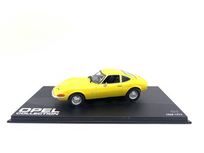 Modelbil, Opel GT 1968-1973, Eaglemoss, skala 1:43, Den oprindelige Opel GT blev produceret i period