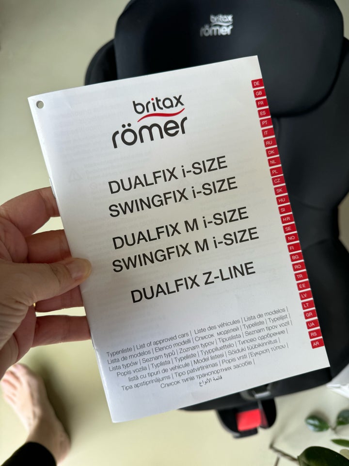 Autostol, op til 18 kg , Britax Römer Dualfix M i-size