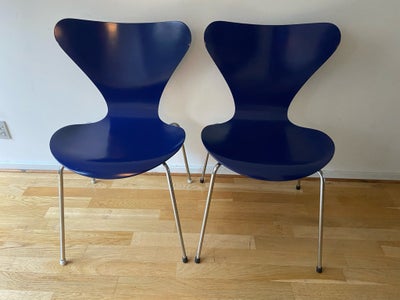 Arne Jacobsen, Syverstol, Spisestuestol, 2 stk Syverstole / 7’er stole af Arne Jacobsen fra Fritz Ha