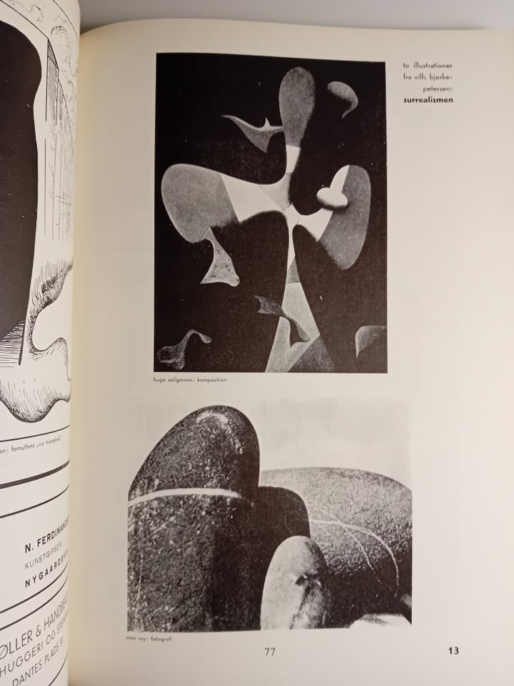 Linien 1934-39, Vilh. Bjerke-Petersen m.fl., emne: kunst