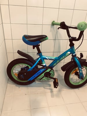 Drengecykel, classic cykel, X-zite, 1 gear, Sej drengecykel Model 
12" Action. Farve Grøn/blå til bø