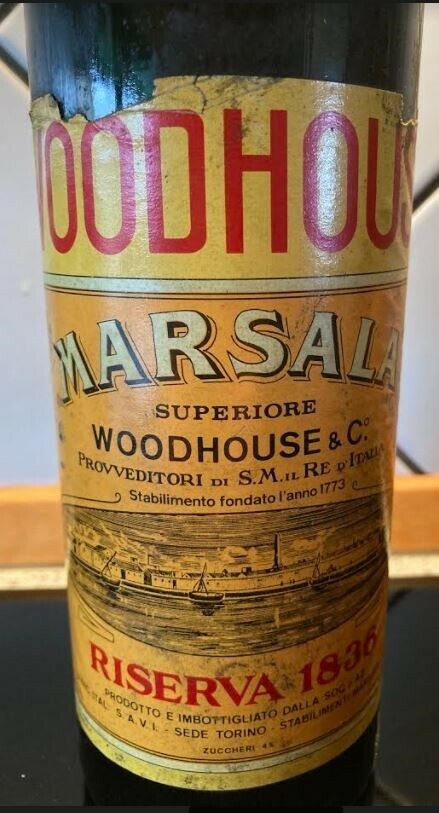 Vin og spiritus, Woodhouse Marsala Superiore Riserva 1836