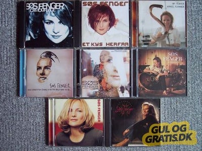 .SØS FENGER  CDer sælges stykvis                  : ., pop, 
Velholdte originale CDer med intakte co