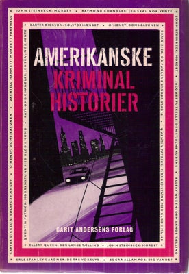 Amerikanske Kriminalhistorier, -, genre: krimi og spænding, Omnibus serien. Forlag: Carit Andersens 