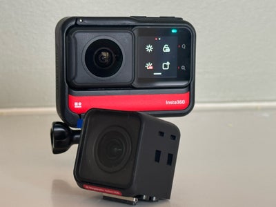 360 / action kamera, digitalt, Insta 360, One RS, Perfekt, Smart 360 graders kamera med actionkamera