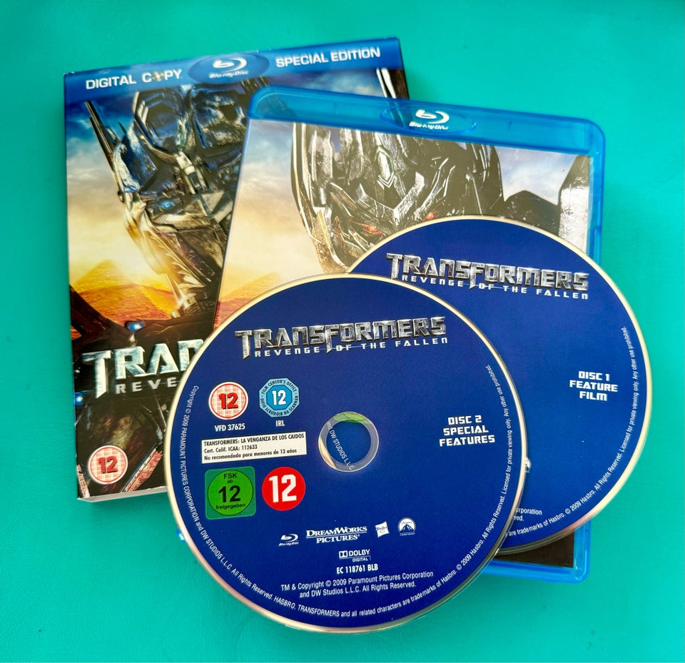 Transformers: Revenge of The Fallen (2BLURAY), Blu-ray,