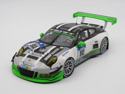 Modelbil, Michael Christensen's Porsche GT3, skala 1:18, Michael Christensen's Porsche GT3, skala 1: