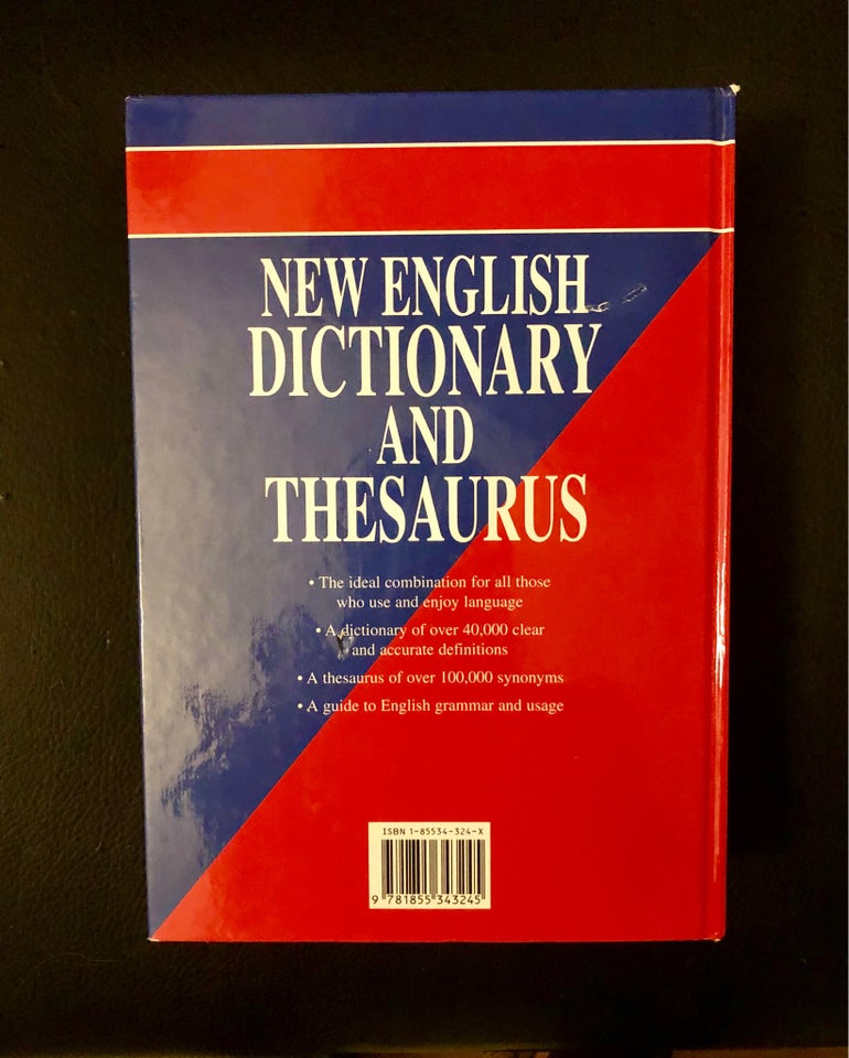 English dictionary, .