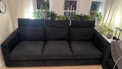 Sofa, stof, 3 pers. , Vimle, Flot og velholdte IKEA sofaer af mærket Vimle i sortblå stof.

Sofaen e