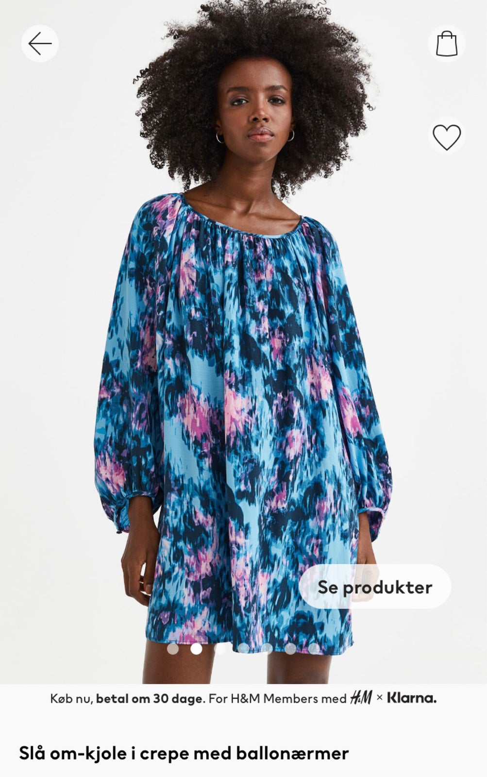 Anden kjole, H&M, str. XS – Køb og af Nyt og Brugt