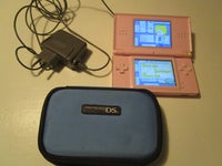 Nintendo DS Lite, USG 001 med spil og taske og oplader, God