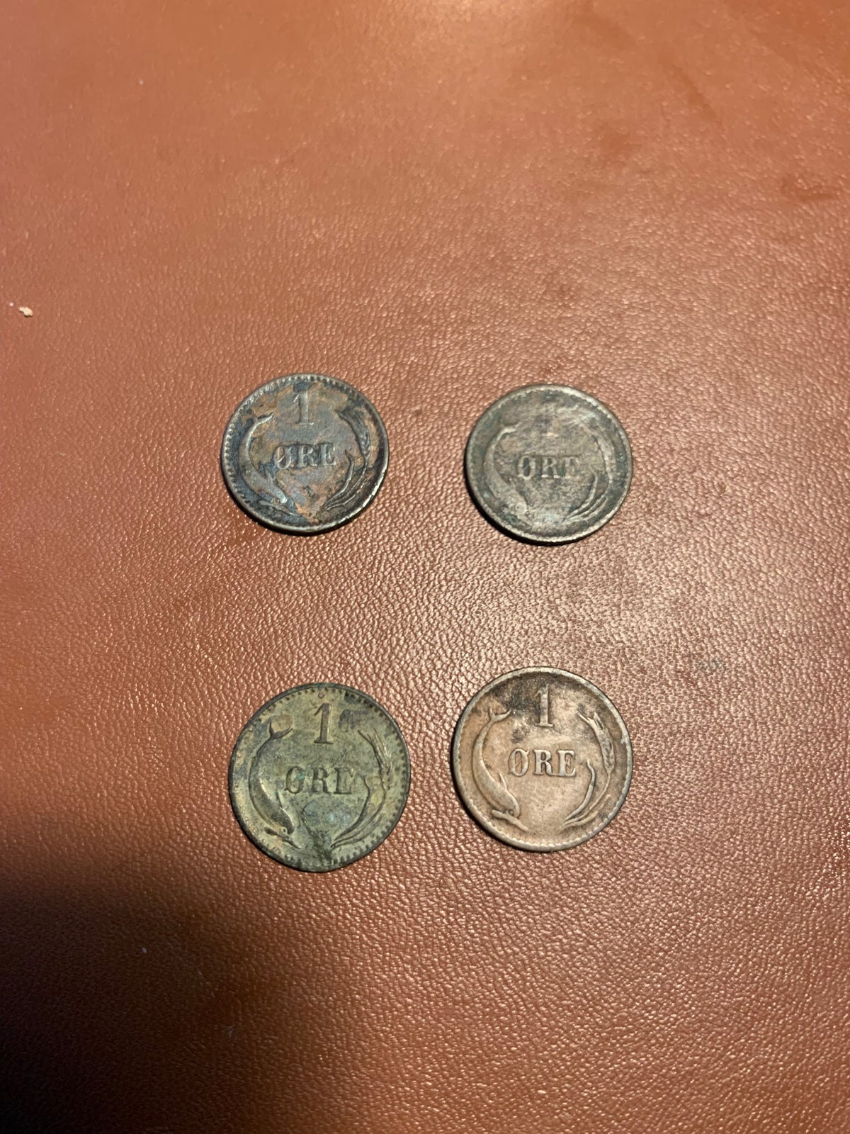 Danmark, mønter, 1 Øre