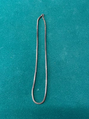 Halskæde, sølv, 925, Murstens halskæde i sølv og længde ca 40 cm. Stemplet 925