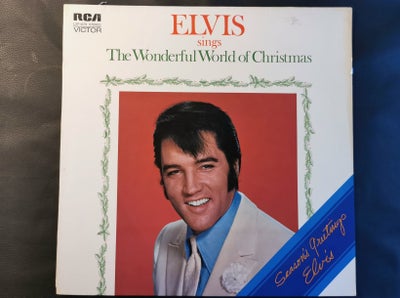 LP, Elvis, Elvis Sings The Wonderful World Of Christmas, Rock, STAND: Meget flot vinyl, højest lidt 