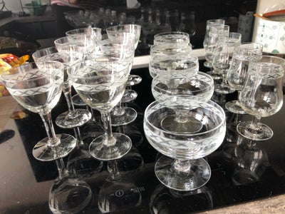 Glas, Ejbyglas vin  champagneglas, cognac glas 5 stk  champagneglas 5 stk 8 vin glas perfekt stand s