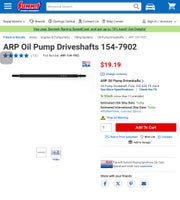 ARP Oil Pump Driveshafts