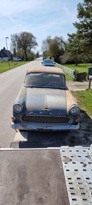 Opel Rekord, 1,5 P, Benzin, 1962, blå, 2-dørs, Leder du efter et projekt eller reservedele, så er de