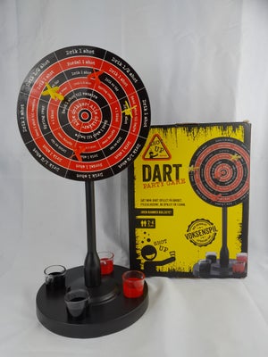 Dart party game, Drikkespil, andet spil, Helt nyt  Dart spil patty game
2 -4 personer 
Sæt mini dart