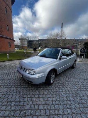 VW Golf IV, 1,6 Trendline Cabriolet, Benzin, 2000, km 178000, grå, klimaanlæg, aircondition, ABS, ai