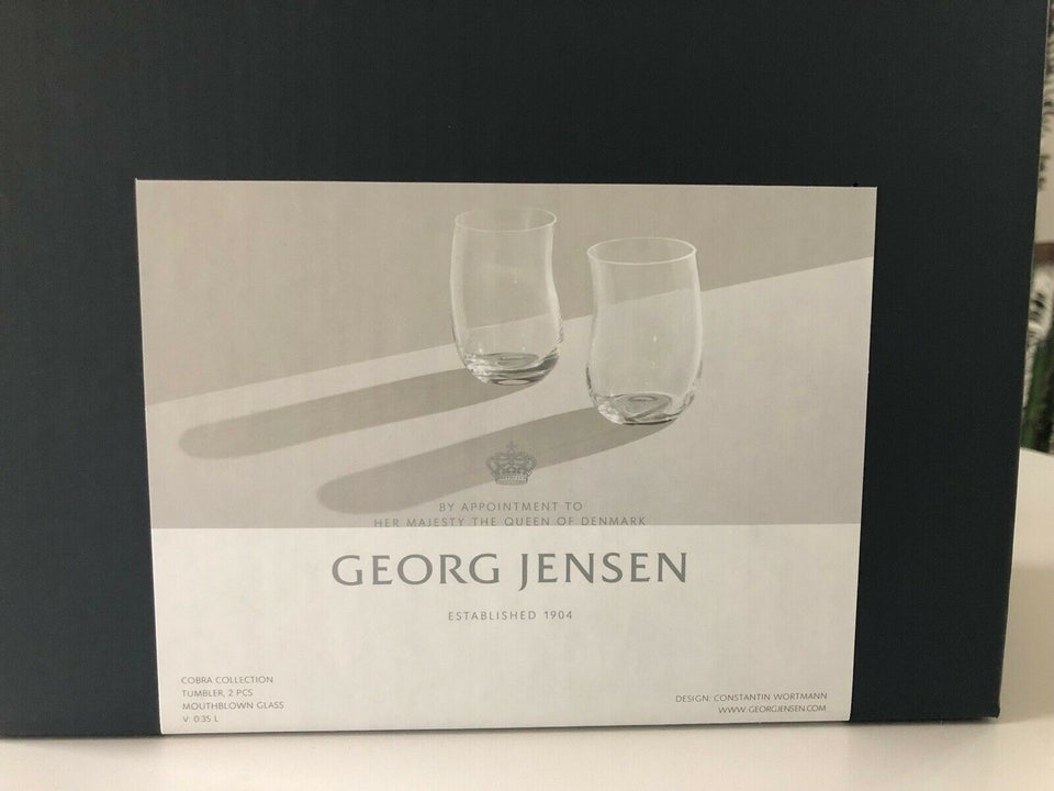 Glas, Drikkeglas, Georg Jensen