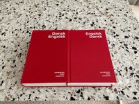 Dansk - Engelsk og Engelsk- - Dansk, Gyldendals røde