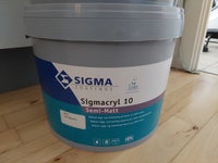 Akryl vægmaling, Sigma, 10 liter