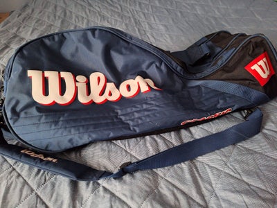 Sportstaske, Wilson, Super godt Wilson Tennis taske og toilettaske 2.rum til Ketcher og rum til tøj 