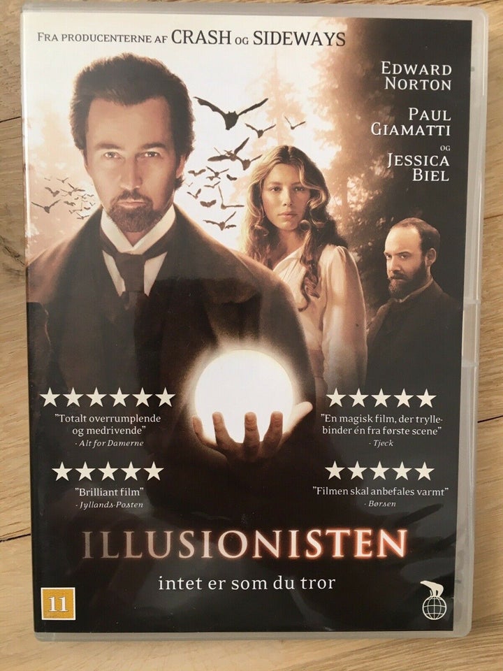 Illusionisten, DVD, thriller