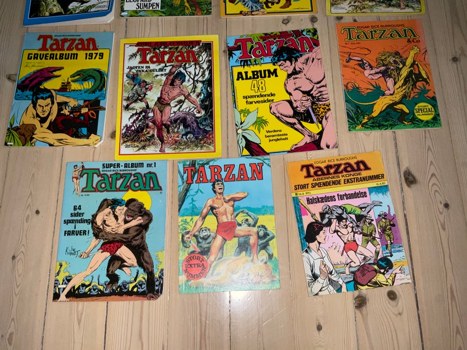 15 stk Blandet Tarzanhæfter, Tegneserie