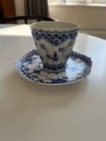 Porcelæn, Musselmalet Helblonde Kaffekop M/Underkop,