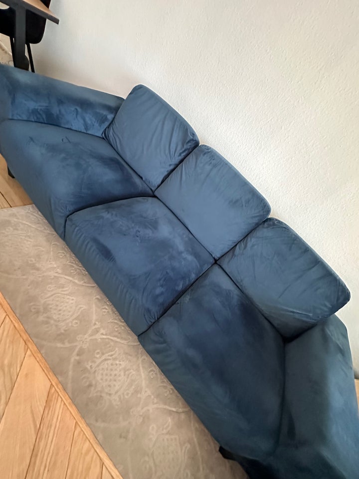 Sofagruppe, velour, 6 pers.