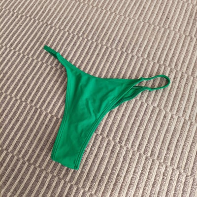 BH, bikini trusse, ., str. medium,  grøn,  Næsten som ny, Grøn g-streng bikini trusse 
str medium 

