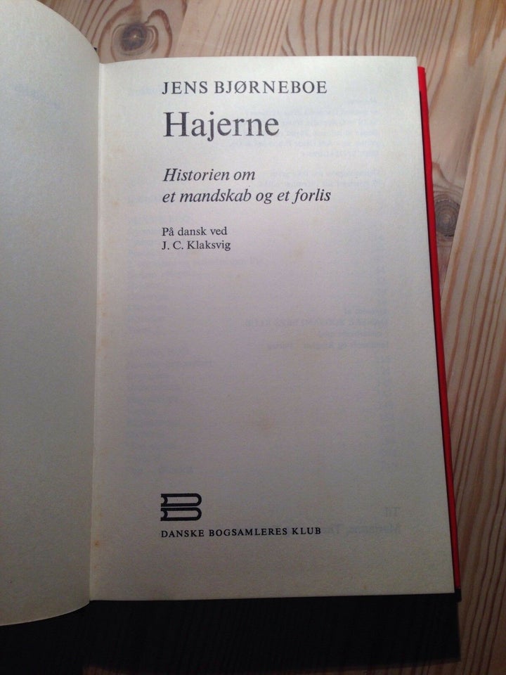 Hajerne, Jens Bjørneboe, genre: roman