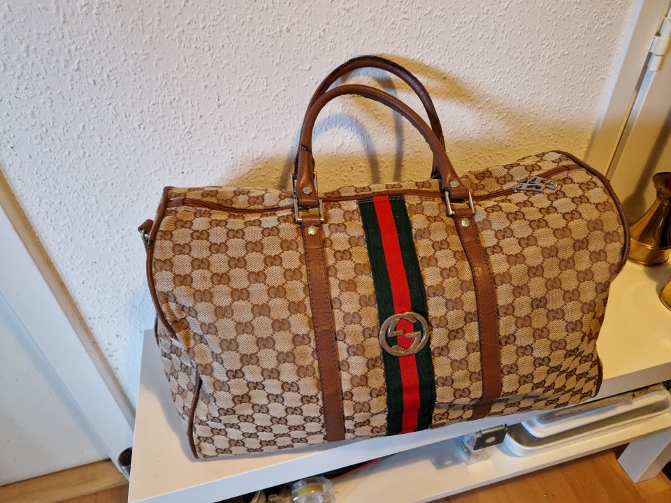 Rejsetaske, Designe som Gucci , b: 45 l: 30 h: 25