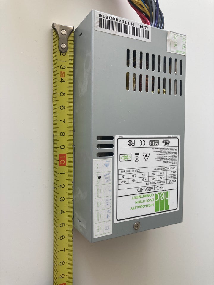 Strømforsyning, HEC-160SA-4FX, God