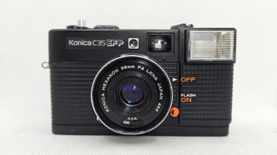 Konica, C35 EFP, God, Konica C35 EFP analog kamera I flot og fungerende stand.
Modellen blev produce