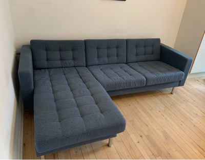 Sofa, polyester, 3 pers. , Ikea, LANDSKRONA 3-pers. sofa, med chaiselong. Ca. halvandet år gammel. F