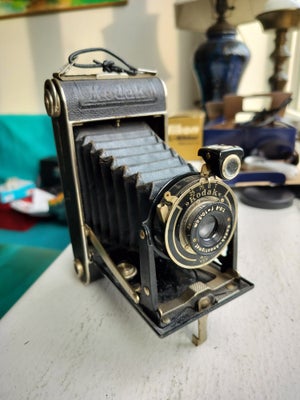 Kodak, Junior 620, God, Vintage foldekamera i rimelig stand (muligvis ville andre skrive god stand)
