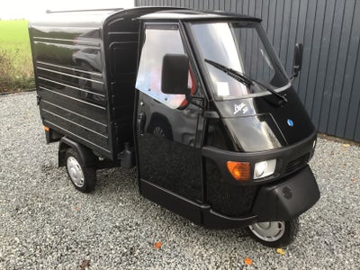 Piaggio Ape 25km, 2021, 477 km, Sort, piaggio ape 25km år 2021 bemærk kun kørt 477km af ekstra udsty