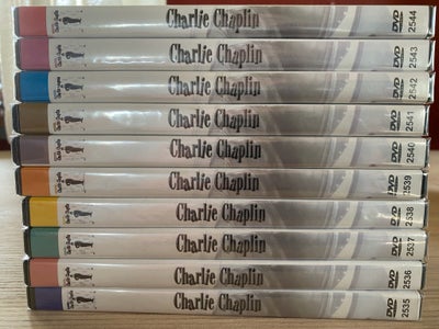 Charlie Chaplin og Beck, DVD, krimi, Charlie Chaplin 10 DVD collection. Uåbnet.
Beck. 7 stk. 
Kan se