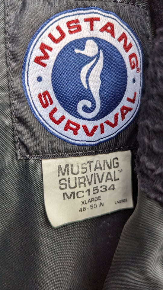 Overlevelsesjakke, Mustang Survival MC 1534, str. X-Large