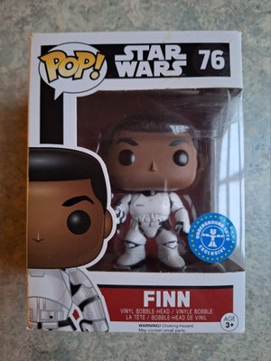 Samlefigurer, Funko Pop, Star Wars: The Force Awakens Finn (stormtrooper) Funko Pop 76. Kassen har f