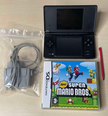 Nintendo DSI, Black, 

Testet og virker, fabriksindstillet og klar til brug.

Inkluderer:
- DSI Blac