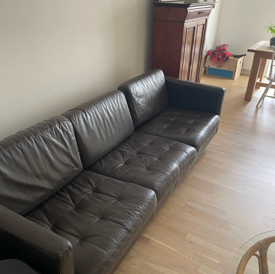 Sofa, læder, 3 pers. , Bo Concept, GRATIS SOFA - Skal hentes i weekenden!

Designer sofa fra BoConce