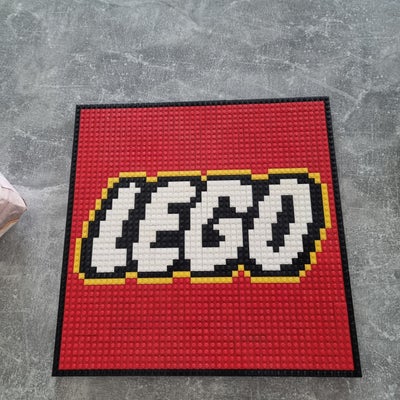 Lego andet, Lego logo bygget i lego mål Ca 38*38 cm
