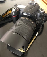 digital kamera med tilbehør, nikon, d90