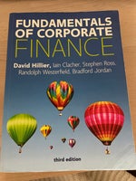 Fundamentals of corporate finance , David Hillier, Iain