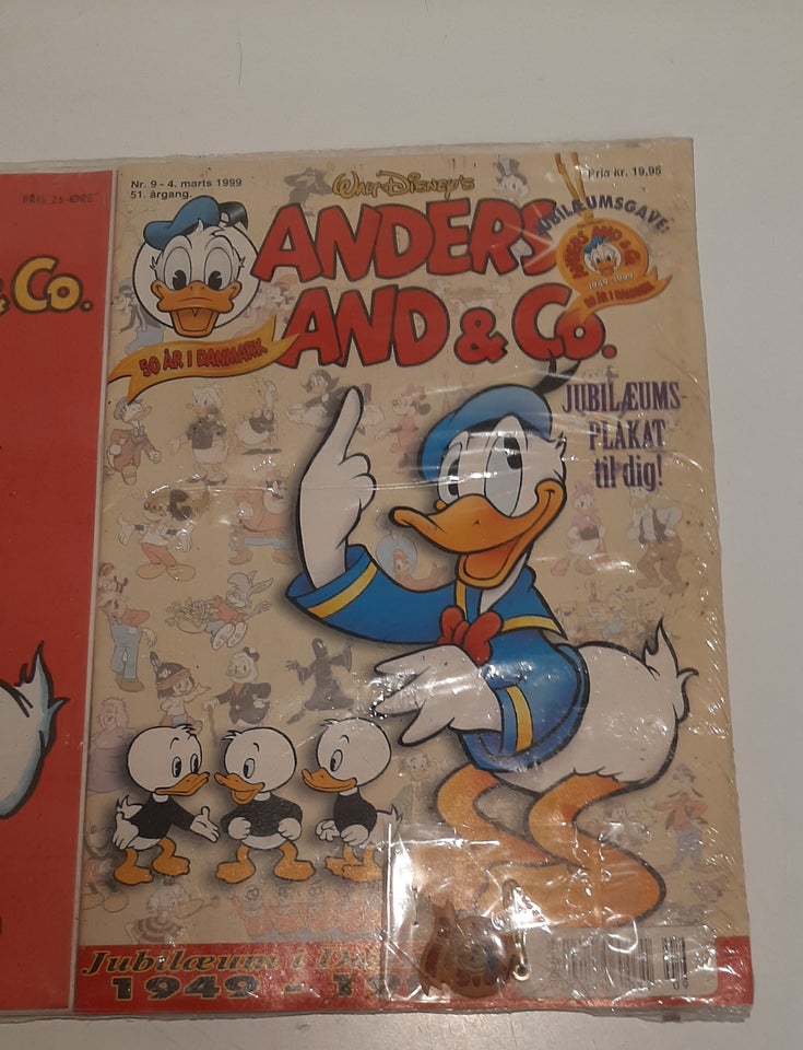 ANDERS AND JUBILÆUMUDGAVE, Walt Disney, Tegneserie