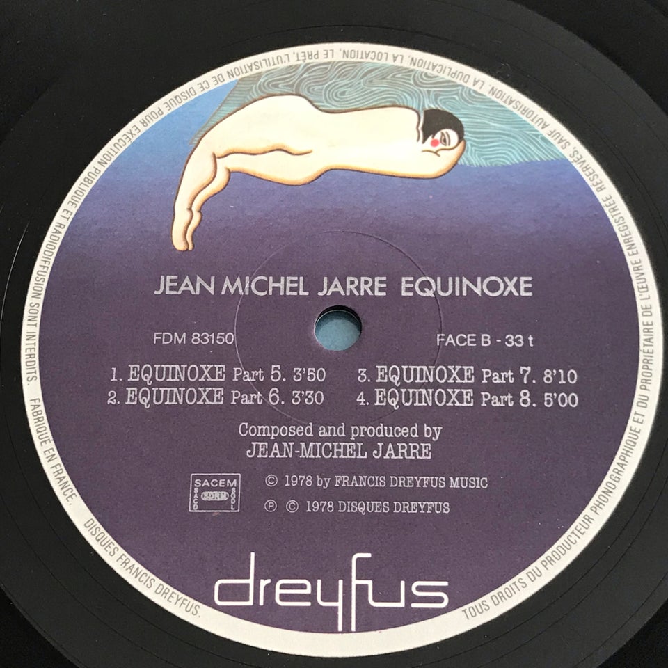 LP, Jean Michel Jarre, Equinoxe