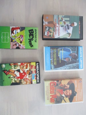 Anden genre, VHS Diverse
5 VHS Videobånd diverse for 13 kr. pr. stk.
65 kr.
Fragt 35 kr.
